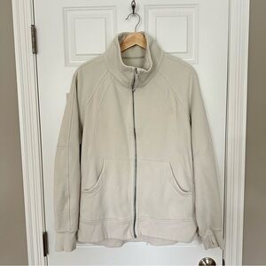 lululemon athletica Cream Zip-Up Hoodie